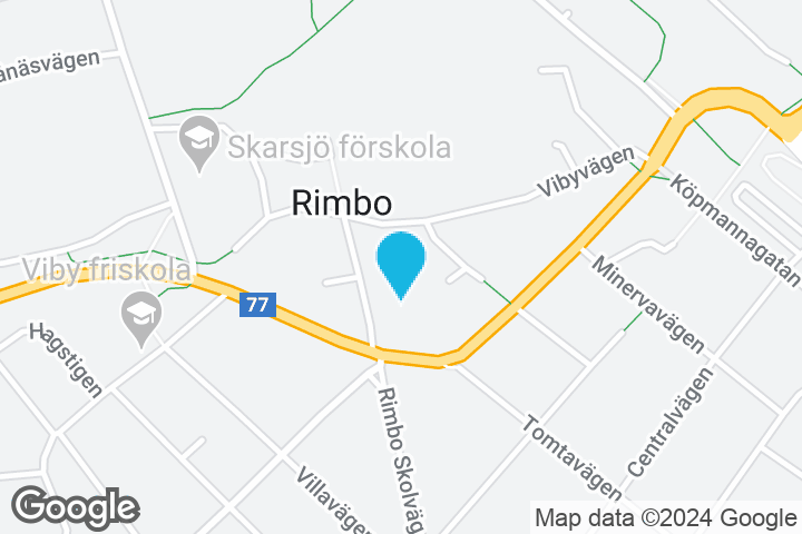 Kartan visar Rimbo