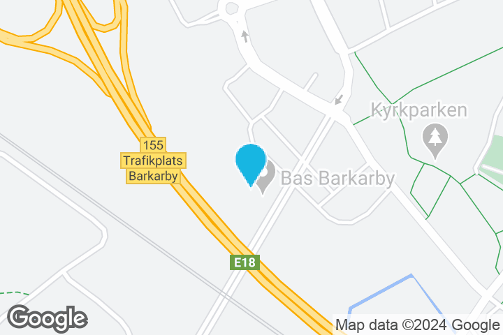 Kartan visar Barkarby