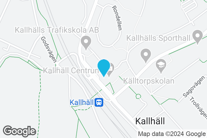 Kartan visar Kallhäll