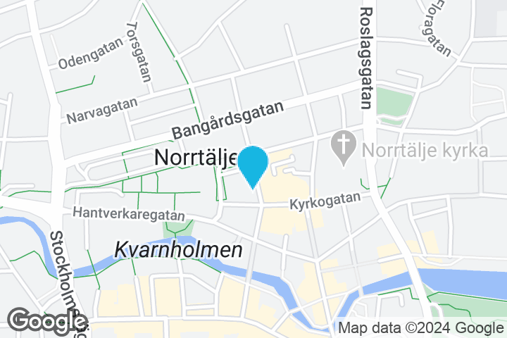 Kartan visar Norrtälje